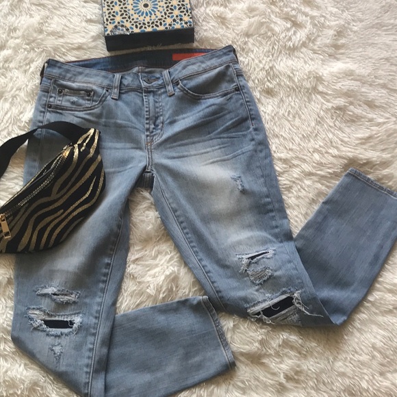 Jean Shop Destroyed Denim Jeans - Picture 2 of 16